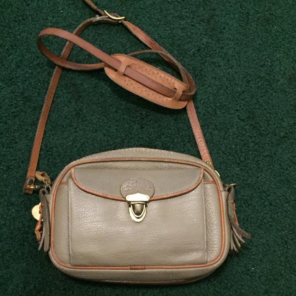 Vintage Dooney & Bourke Brown/Tan Crossbody